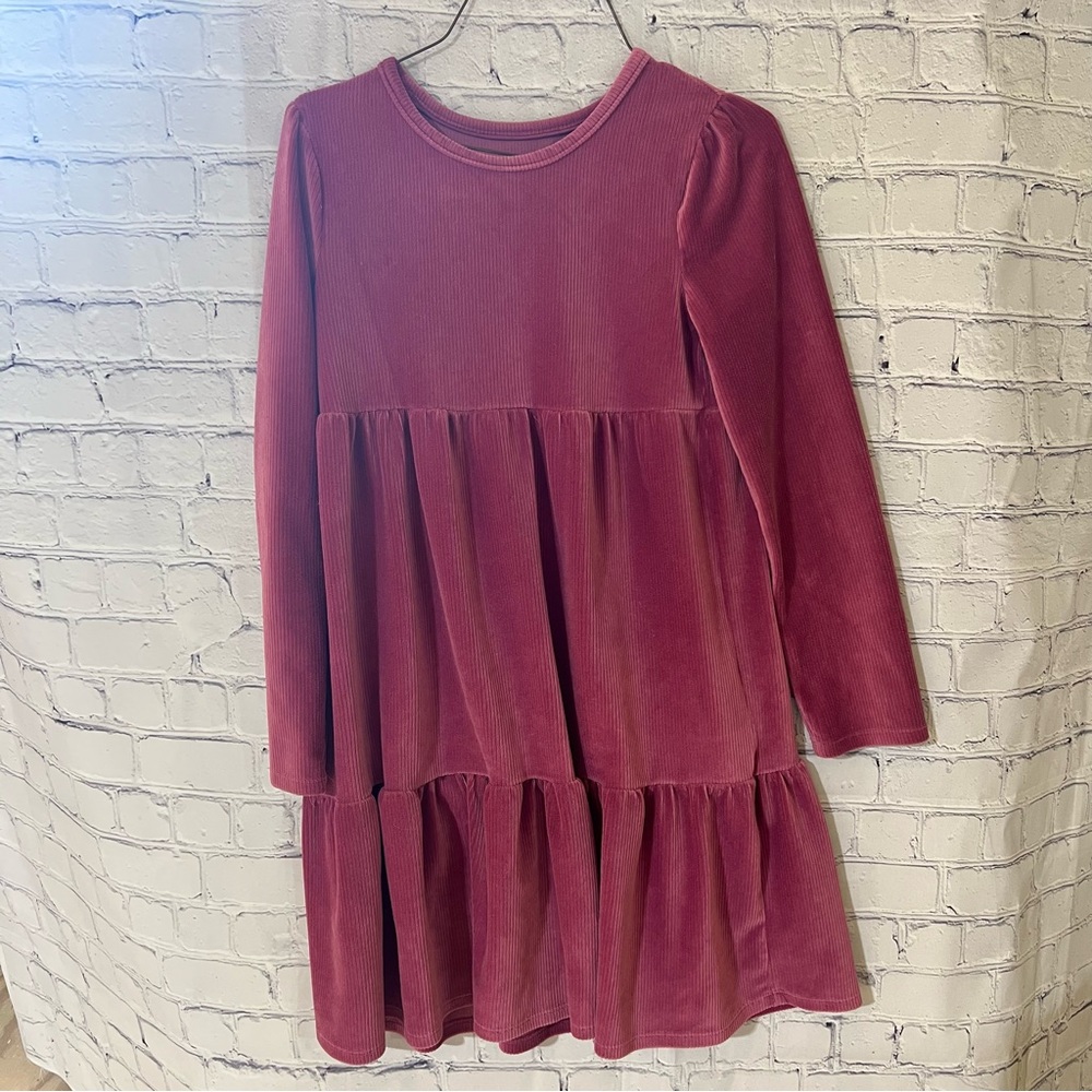 Cynthia Rowley Ribbed Knit Dress in Deep Pink